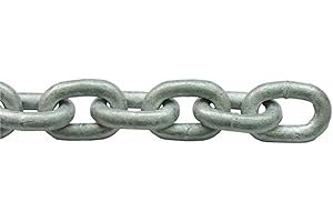 LALIZAS Heavy Duty Industrial Hot Dipped Galvanised Security Chain 6mm