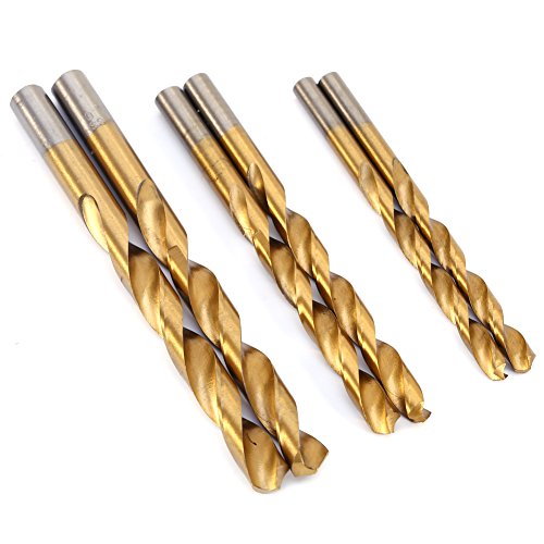 99 Stück Titanium beschichtet High-Speed-Stahl Bohrer Elektrowerkzeuge Werkzeug-Sets Tool Kit HSS-Bohrersets 1.5mm-10mm &Super Angebot - 2