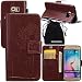 Produktbild S6 Edge Case, Galaxy S6 Edge Case, DRUnKQUEEn Wallet Case with Cellphone Holder - PU Leather Cover Purse Slim Fit Card Slot for Samsung Galaxy S6Edge G925