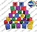 Muid's ® ARABIC ALPHABET and NUMBER LEARNING BLOCK Toy Set - 28 Pack, Soft, Safe, Durable + Helps Children with Quran - Great Stacking Puzzle Game Gift for Kids