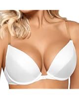 Womens Invisible Clear Silicone Back Strap Moulded