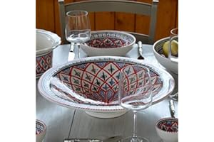 YODECO Plat Tebsi Bakir rouge - D 37 cm