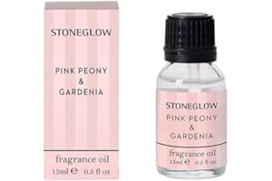 STONEGLOW CANDLES LONDON Stoneglow Modern Classics Mist Diffuser Fragrance Bottle 15 ML - Various Scents (15 Ml Pink Peony & Gardenia)