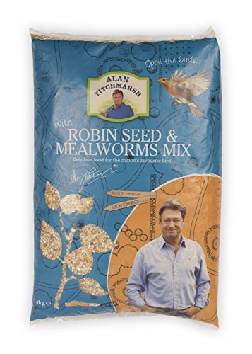 Preisvergleich Produktbild Alan Titchmarsh 4 kg Robin Saatgut / Mehlwurm Mix