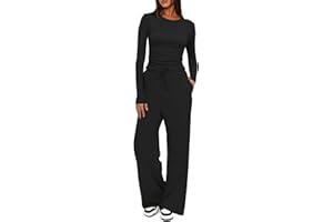 CheChury Ensemble Survêtement Femme 2 Pièces Tenue Survetement Chic Elegant Sweat à Manche Longue et Pantalon Jogging Femme Ensemble Sport Tenue Casual Outfit Yoga Fitness Tracksuit Set Loungewear