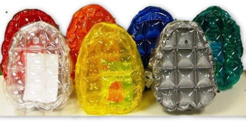 PVC Inflatable Back Pack Bubble Bag 90s Style Fashion Vintage (Clear)