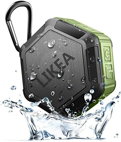 Bluetooth Speakers,Wiireless Speaker,LIKEA Ultra Outdoor Portable Speakers with More Bass, IP67 Waterproof, NFC Pairing, 12 Hours Playtime, Clear Sound, for Outdoor, Shower, Home