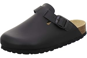 AFS-Schuhe 2900, Bequeme Damen Hausschuhe geschlossen, Clogs für Frauen aus Leder, Made in Germany