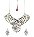 Zaveri Pearls Kundan Multi-Colour Choker Necklace With Earrings Set For Women RS.714.00
