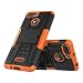 Produktbild GH Schock-Beweis Dual Layer Hybrid Rüstung Hülle Für Xiaomi Redmi 6 Pro/Xiaomi Mi A2 Lite, [Heavy Duty Protection] [Dual Layer] Hart Silikon Haut Hybrid Kickstand Tasche/Schutzhülle