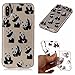 Produktbild iPhone X Silikon Hülle Case,Fanryn Bunte Muster Weich Soft Transparente Kratzen weiche TPU Handy Hülle Durchsichtig Transparent Etui Cover Case Protective Shell Soft Schutzhülle Telefon Kasten für Apple iPhone X (5,8 Zoll) – Panda