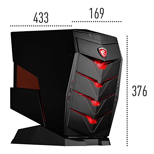 MSI Aegis-005DE Gaming PC (Intel Core i7 6700, 16GB RAM, 1TB HDD, 256GB SSD, NVIDIA GeForce GTX 970 4 GB GDDR5, Win 10 Home) schwarz - 2