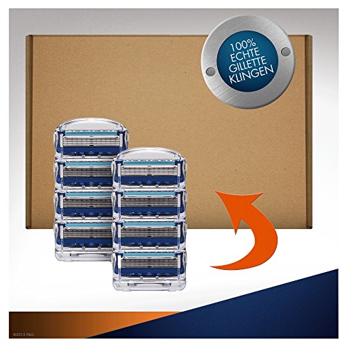 Gillette Fusion ProGlide Rasierklingen (Für Männer) 8 Stück - 9