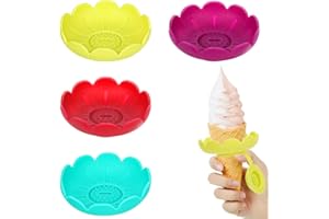 HQRKOTM Lot de 4 supports de glace pour enfant, moules à glace en silicone, moules à glace pour enfants, moules à glace anti-fuite