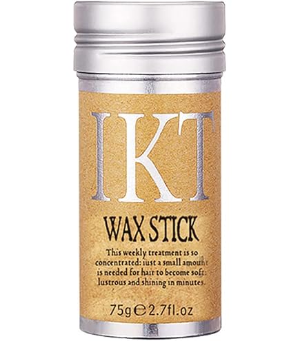 Duoleimi Hair Wax Stick 2er Pack – Mit Slick Bun Bürste, Natürliche Formel Mit Avocadoöl & Bienenwachs
