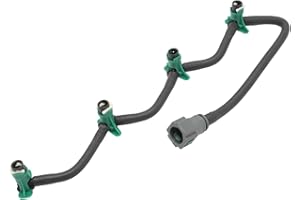 ZEALfix Fuel Injector Leak Off Return Pipe Compatible with Ford Focus Mk3 Mk4 C-Max Mondeo Galaxy S-Max Transit Tourneo Connect 1.6 Tdci Vo-lvo V50 S60 C30 S40 V40 1.6 D AV6Q9K022AB 1746271 31355340