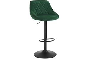 ‎WOLTU Woltu #289 Bar Stool, Light Pure Artificial Leather, Well Padded Seat, Height-Adjustable, 360° Rotation, Choice of Colours