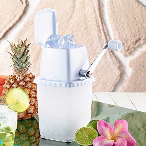 Rosenstein & Söhne Stromloser Eiscrusher mit Edelstahl-Mahlwerk und Handkurbel - 2