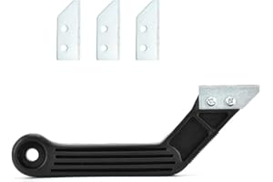 OBLUESKY Eliminador de juntas – Herramienta de raspado para azulejos de suelo y pared – Herramienta de eliminación de juntas de alto rendimiento 1 unidad (negro)