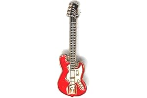 MAINLY METAL Métal Émail Badge àépingle broche Musique Rock Guitare électrique FENDER