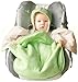 Wallaboo Baby Blanket Coco - For Car seat and Travel - 100% Pure Cotton - 90 X70 cm - For Babies from Newborn - Green