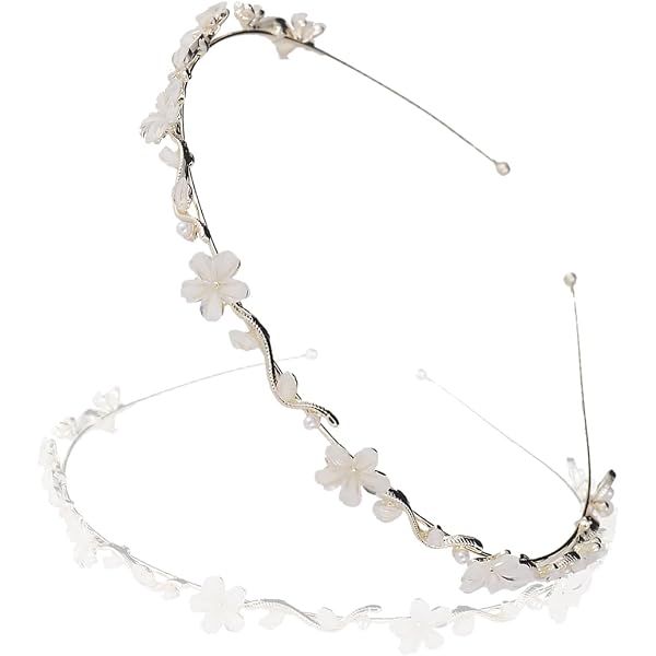 Cerchietto Da Sposa Perlato Oro – Accessorio Per Capelli Con Perle E Cristalli, Regolabile, Per Donne E Ragazze - 4