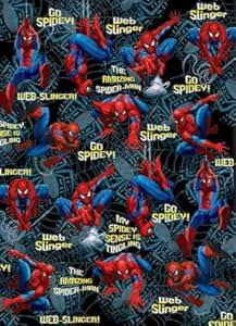 Spiderman ROLL WRAP 4 Metres X 70CM Wrapping Paper: Amazon.co.uk