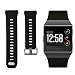 Produktbild Fitbit Ionic Ersatzbnder, Rukoy Silikon Classic verstellbarer Ersatzband Strap f¨¹r Fitbit Ionic Smart Watch (schwarz)