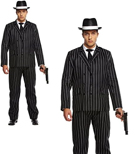 20s Adult Mens Godfather Gangster Mafia 1920'S GATSBY BUGSY MALONE AL CAPONE