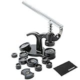 Eventronic Uhr Presse Uhr Einpresswerkzeug Gehäuseschließer Uhr Reparatur Werkzeug mit 12 Druckplatten Kunststoffeinsätze