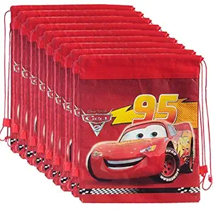 Asera 12 Pcs Cars Dori Bag Haversack Bag Gift Bags for Birthday Return Gifts for Kids Cars Theme Party