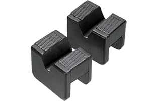 Skelang 2 Pcs Jack Stand Pad, Axle Stand, Universal Slotted Protector Pad for Jack Stand, Pinch Welds Jack