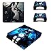 Produktbild THTB Playstation 4 Slim + 2 Controller Aufkleber Schutzfolien Set - Black Rock Shooter /PS4 S