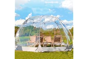 CUTYZ Bubble Tent Pop Up Gazebo, 5-7 Person Igloo Dome Garden Patio Canopy Shelter, Large Premium Oversize Instant Greenhouse Weather Pod for Party, Camping