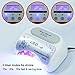 Elite99 48W Pro CCFL & LED UV Nail Dryer Professional Nail Curing Light Machine Suitable for Home or Salon Use. Works with All Leading Brand of UV LED Gel Nail Polish. 3 Timers Presets (10, 20, 30 seconds) + Removable Magnetic Tray + LCD Display + a UK 3-pin plug