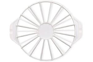 WUURAA Cortadores de pasteles para hornear pasteles domésticos 14/16 piezas cortador redondo igual marcador divisor herramienta para hornear blanco pastel cortador conjunto para boda plata