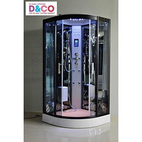Cabine de douche Hammam 100 x 100 full options