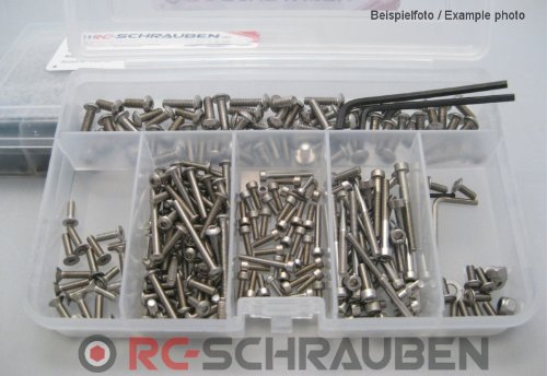 Preisvergleich Produktbild Schrauben-Set für den Thundertiger e-MTA -Edelstahl