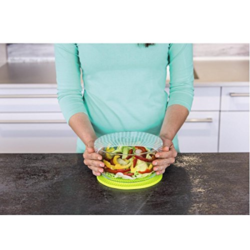 Xavax wiederverwendbare Silikon Frischhaltefolie (extrem dehnbare Silikondeckel, drei verschiedenen Größen für Schüssel, Töpfe oder Gläser, wasser- und luftdicht, 3er-Set) transparent - 10