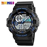 Easy Go Shopping Sportuhr Wasserdichte Elektronische Uhr Multifunktions-Herrenuhr Elektronische Uhr (Color : 5)