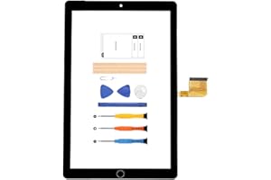 LADYSON Kit de réparation d'écran tactile pour tablette Duoduogo G12 3G 10,1" Noir