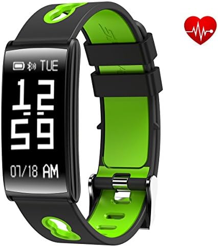 Fitness Tracker, Smart Bracelet with Heart Rate &amp; Blood Pressure Monitor, Sports Waterproof Step Activity Tracker Sleep Monitor Calorie Counter Pedometer Watch Smart Wristband for Android and iOS