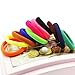 Seamless 8mm High Elastic Cotton stretch Hair Ties Bands Rope Ponytail Holders Headband Scrunchie Hair Accessories No Slipping Snagging Breaking or Stretching Ou (Mix Colors)