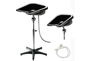 MP HAIR Lavatesta Portatile Regolabile con Snodo e Tubo di Scarico + Doccetta