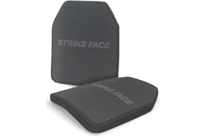 WAOBE Pannello antiproiettile Piastra balistica in PE di Livello NIJ IIIA Piastra di Inserimento Indipendente Piastra antiproiettile Protezione della Sicurezza Personale / 2pcs