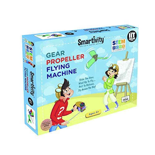 Smartivity Gear Propeller Flying Machine Stem, DIY, Educational