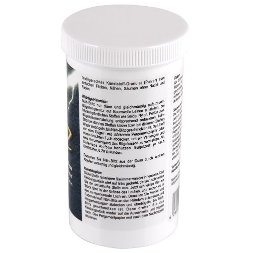 2x Nähblitz Bügelpulver Flickpulver Textilkleber Nähen ohne Nadel und Faden - 2