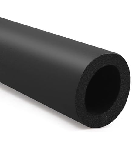 Uxcell 3/8" 10mm  ID X 6Ft Pipe Insulation Foam Tube Pipe Cover Wrap Roll Bar Padding Tubing With Wrapping