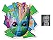 Produktbild Fan Pack - Baby Groot Mosaic Guardians of the Galaxy Vol. 2 Effekt 3D Pop Out Karton Wall Art - Enthält 8X10 (25X20Cm) starfoto