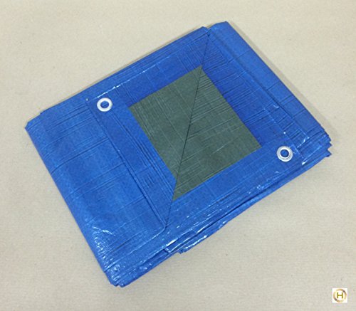 ECO Gewebeplane - Abdeckplane - Mit Ösen, 2m X 3m 6m² - wasserdicht - reißfest